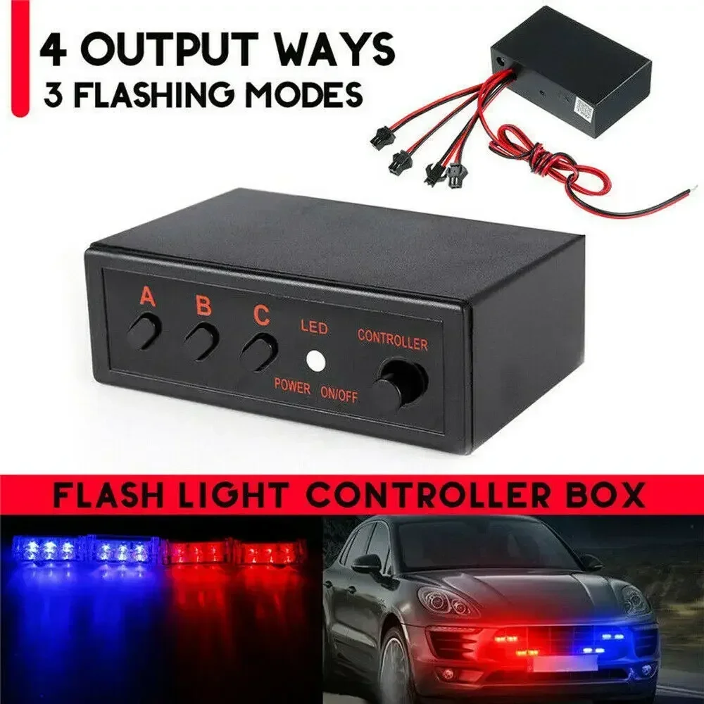 Model Kit Led - 4 Ways LED Strobe Flash Light