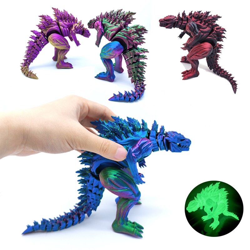 Model Kit Joints - 3D Printing Muscle Dinosaur Action Figure