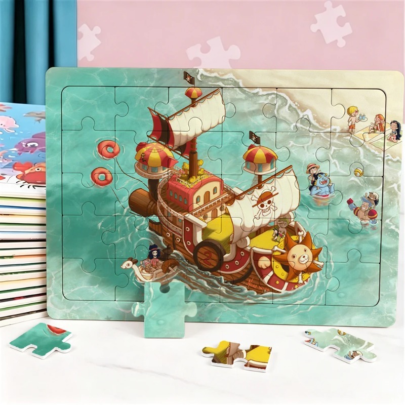 Model Kit Land Rover - 30pcs One Piece Puzzle Cartoon Anime