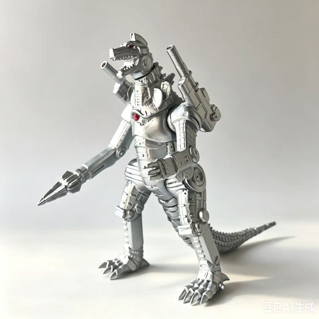Model Kit Kiryu - 19cm Cannon Mecha Godzilla Series Gold