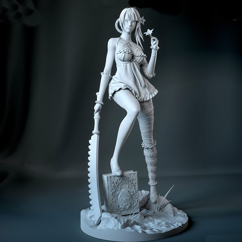 Model Kit Figures - 31CM Game Character 6004 Kaine 3D