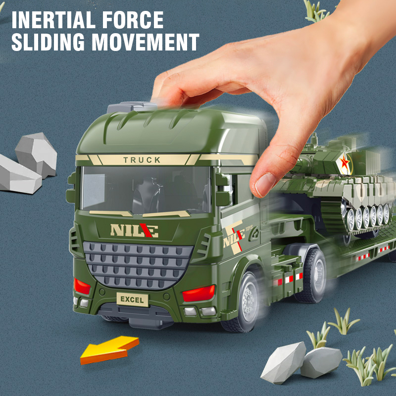 Semi-Carrier Container Truck D - Model Kit Excavator review and price