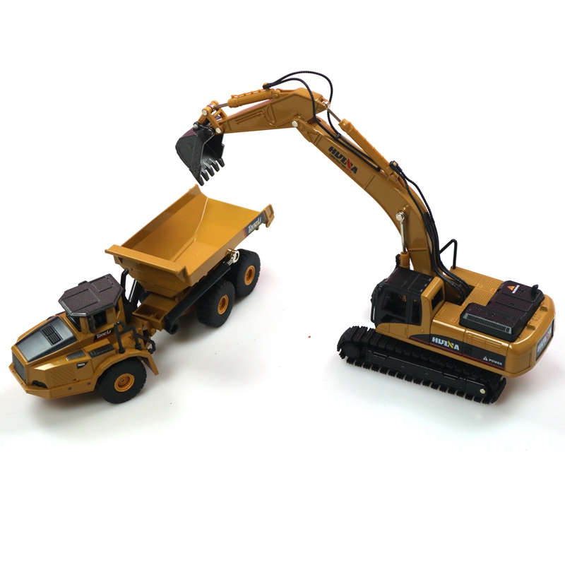 HUINA 1:50 Dump Truck Excavato - Model Kit Excavator review and price