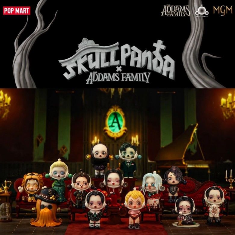 POP MART SKULLPANDA Addams Fam - Model Kit For Girls review and price