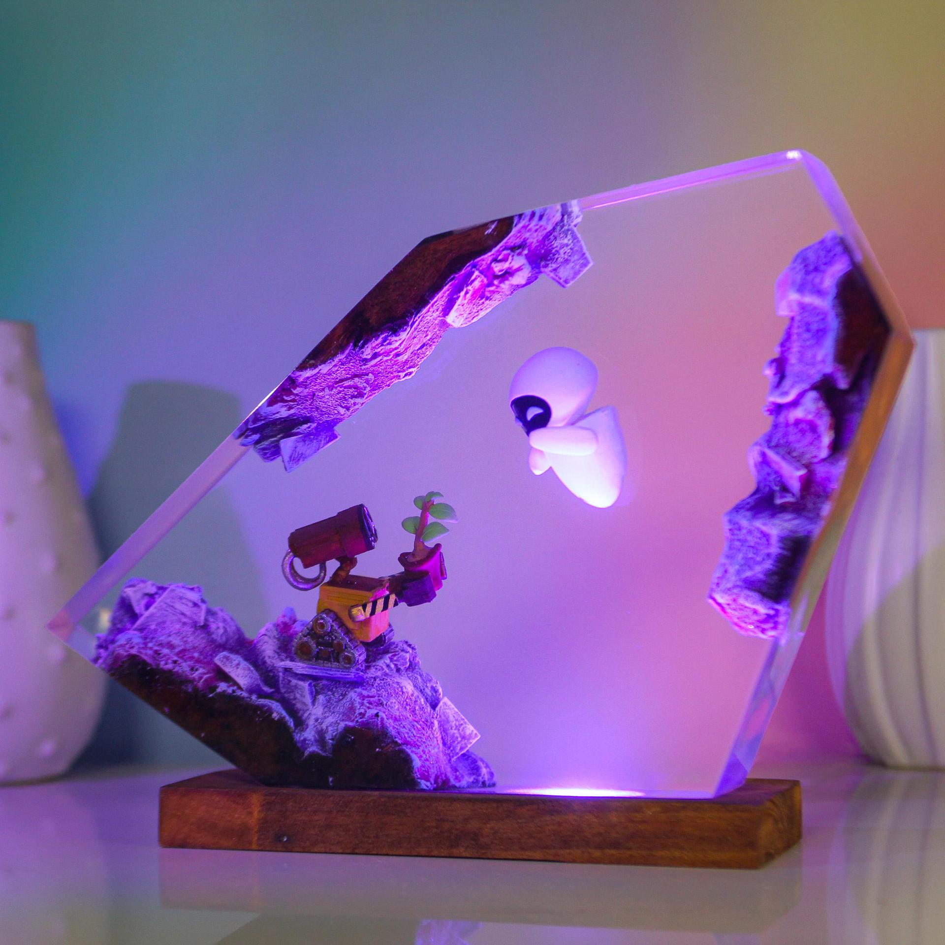 Handmade Epoxy Resin Night Lig - Model Kit Wall E review and price
