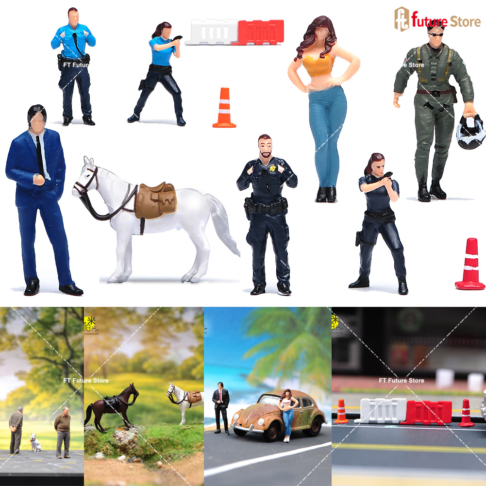 Painted Miniatures 1/64 Scale  - Model Kit Horse review and price