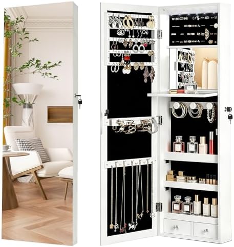 Lockable Jewelry Cabinet Organ - Model Kit Led review and price
