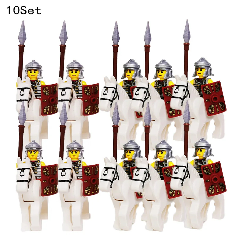 10 Sets Medieval Knights Dark  - Model Kit Horse review and price