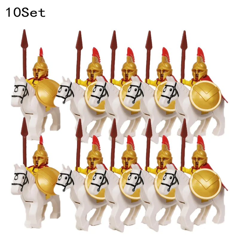 10 Sets Medieval Knights Dark  - Model Kit Horse review and price