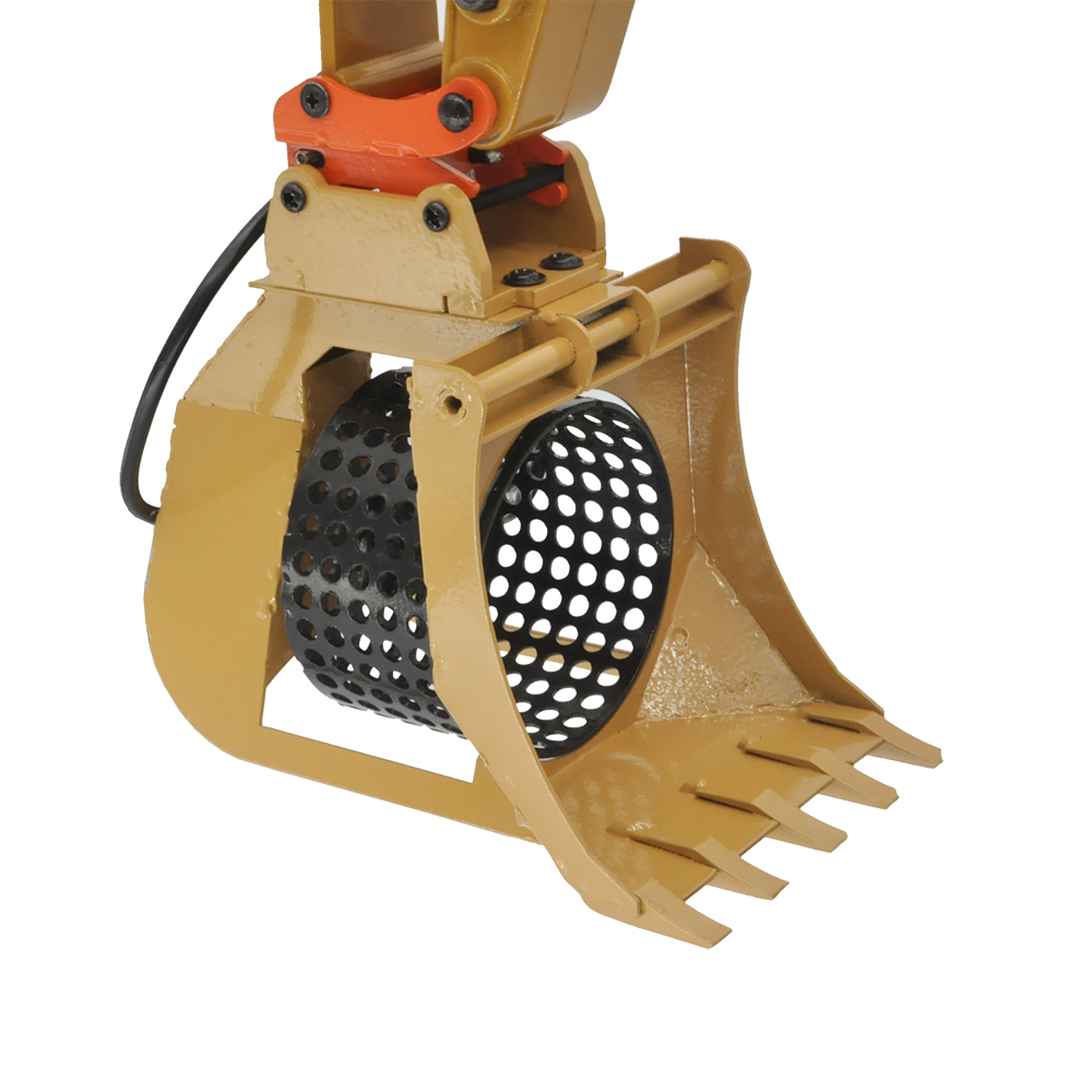 RC Metal Rotary Screening Buck - Model Kit Excavator review and price