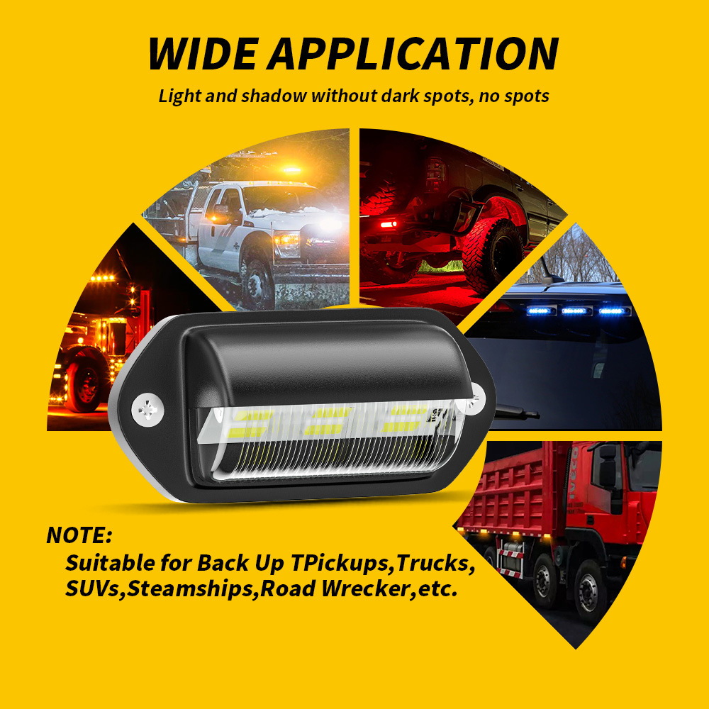 2 Pieces 6LED Car License Plat - Model Kit Land Rover review and price