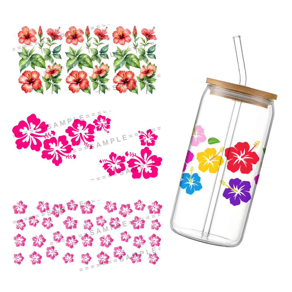 11x24cm Hibiscus Syriacus UV D - Model Kit Decals review and price