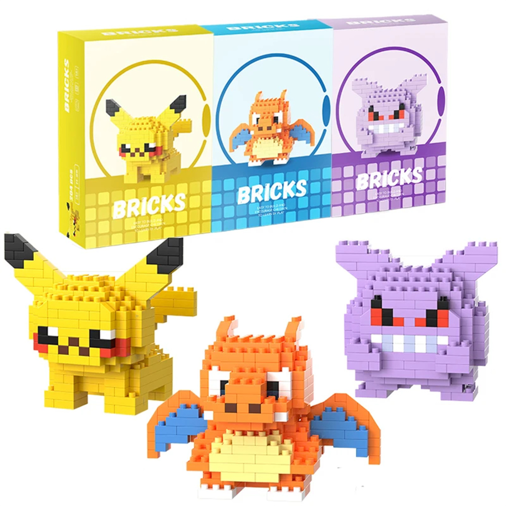 Pokemon Micro Building Blocks  - Model Kit Instructions review and price