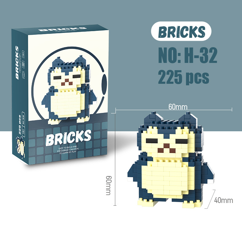 Pokemon Micro Building Blocks  - Model Kit Instructions review and price