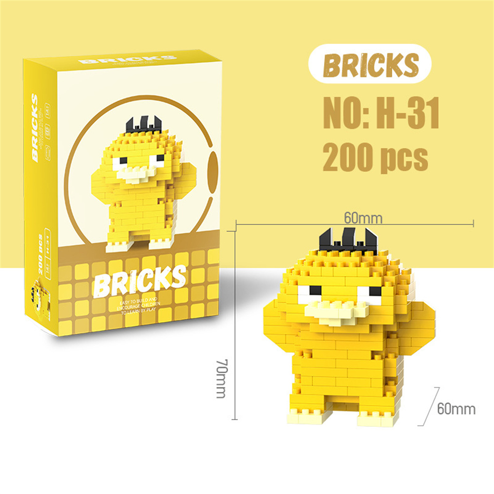 Pokemon Micro Building Blocks  - Model Kit Instructions review and price