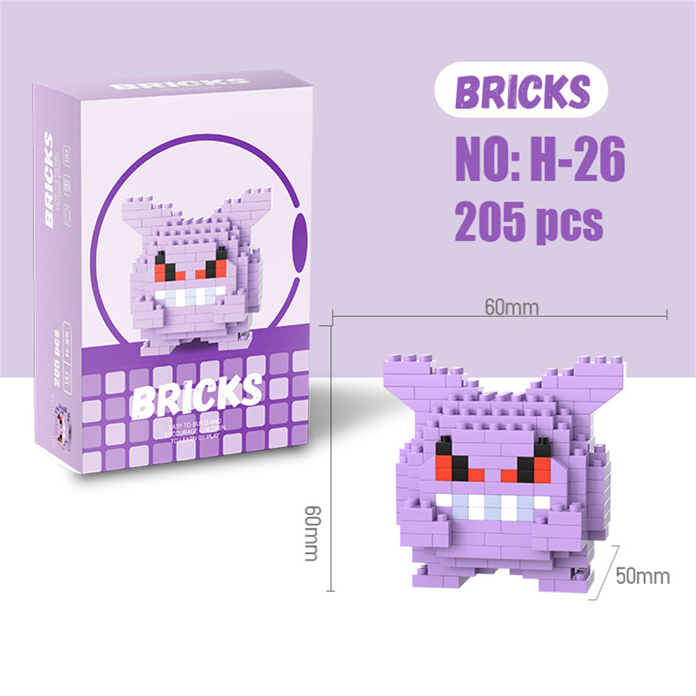 Pokemon Micro Building Blocks  - Model Kit Instructions review and price