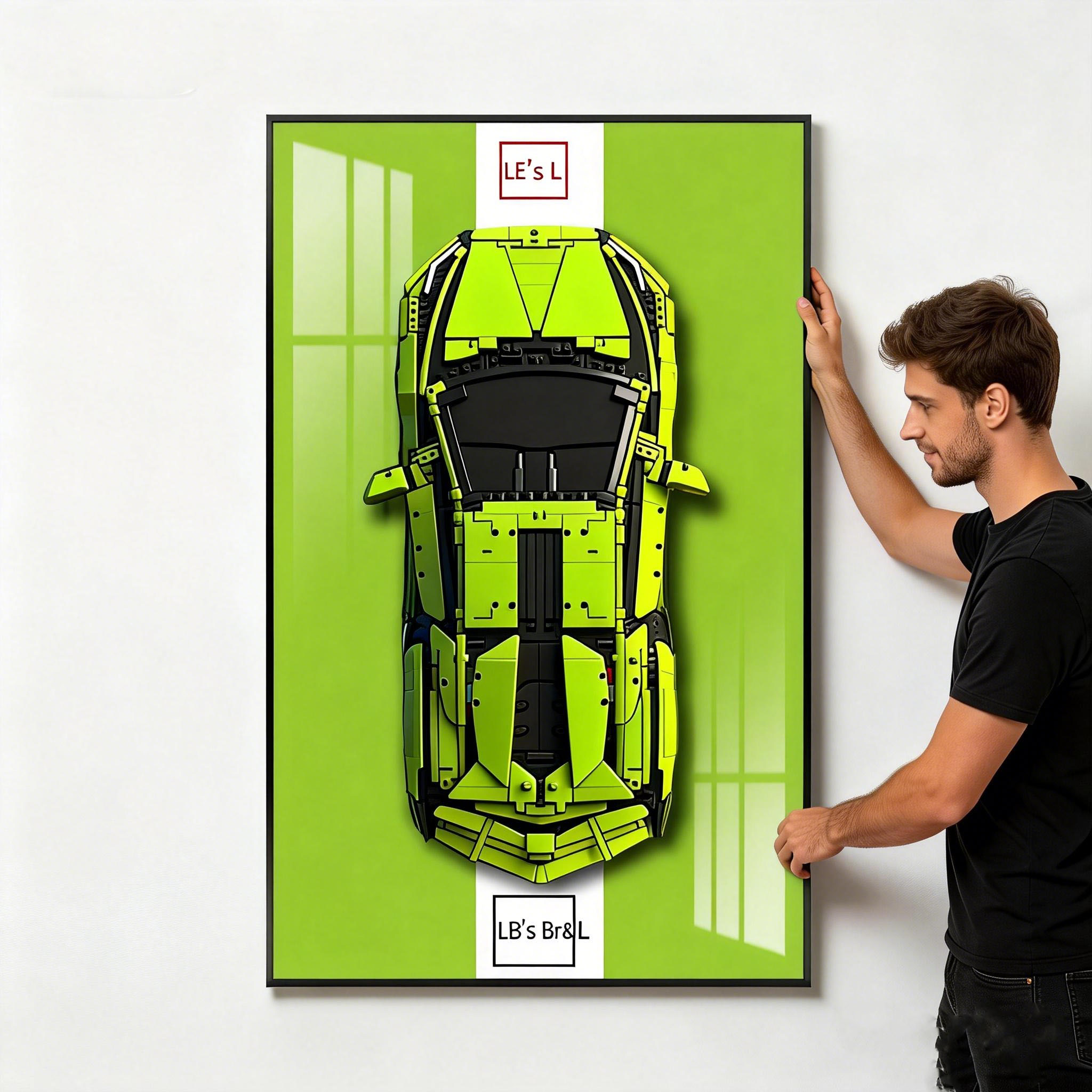 Display Wall Mount for LEGO 42 - Model Kit Lamborghini review and price