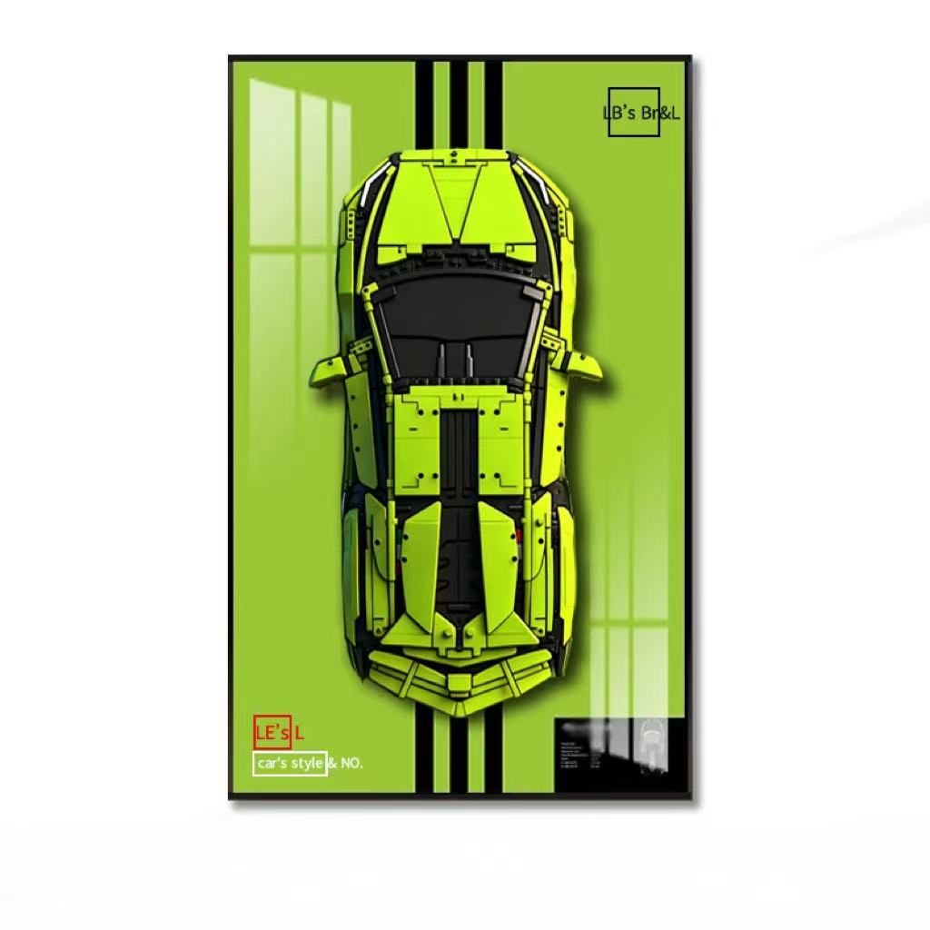 Display Wall Mount for LEGO 42 - Model Kit Lamborghini review and price