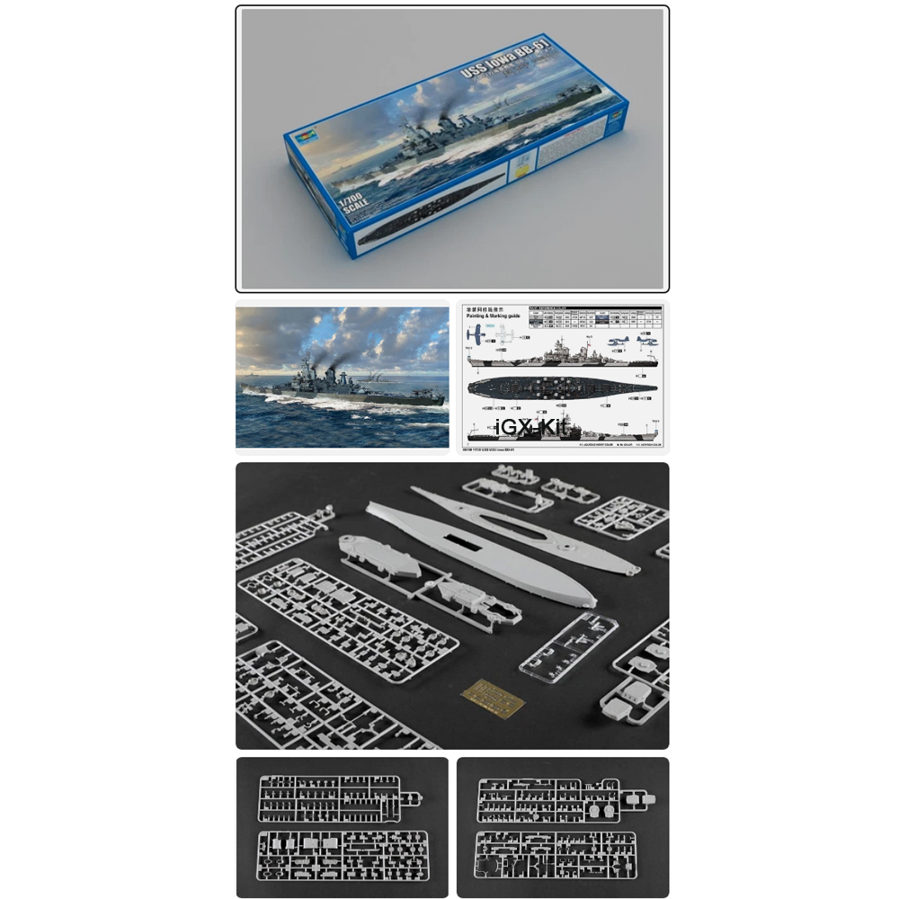 Trumpeter 06749 1/700 Scale US - Model Kit Uss Iowa review and price