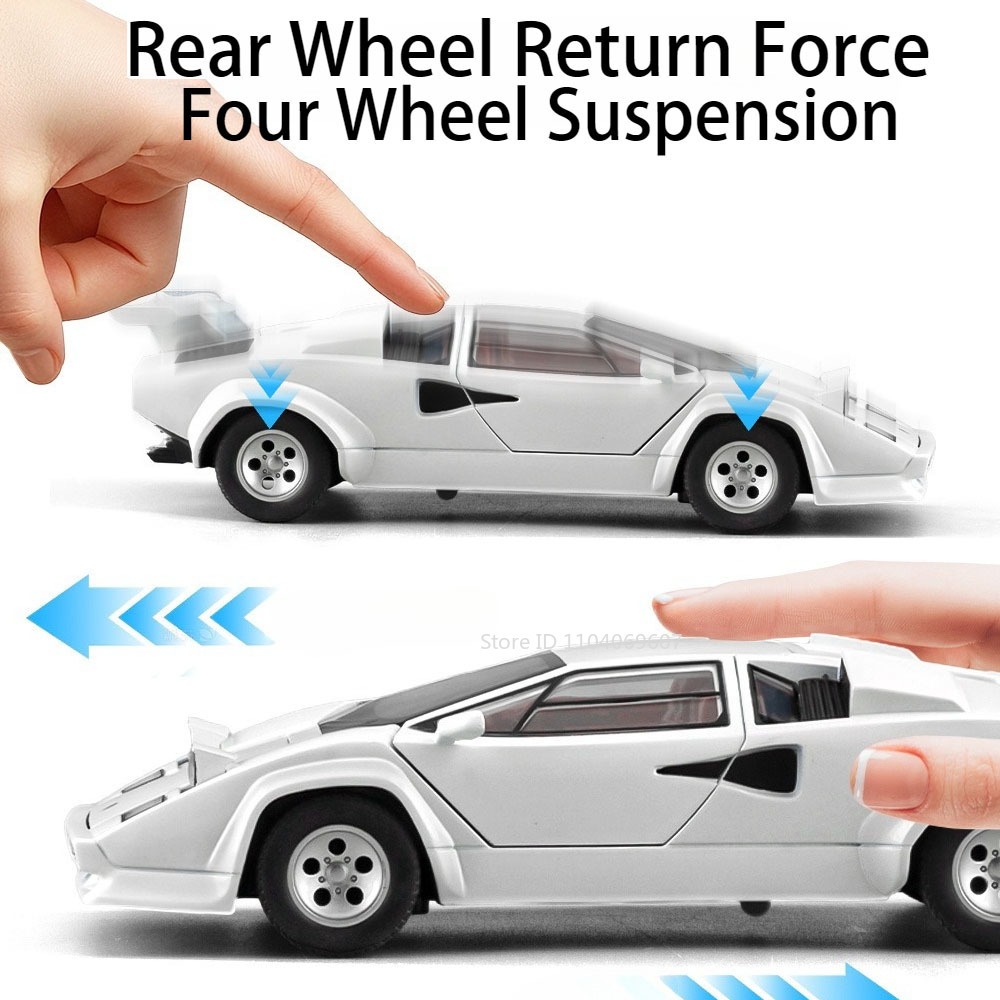 1:24 Countach LP500S REVUELTO  - Model Kit Lamborghini review and price