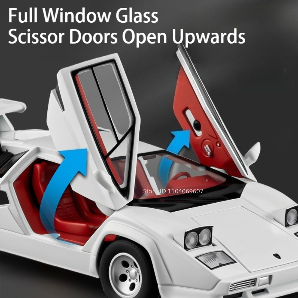 1:24 Countach LP500S REVUELTO  - Model Kit Lamborghini review and price