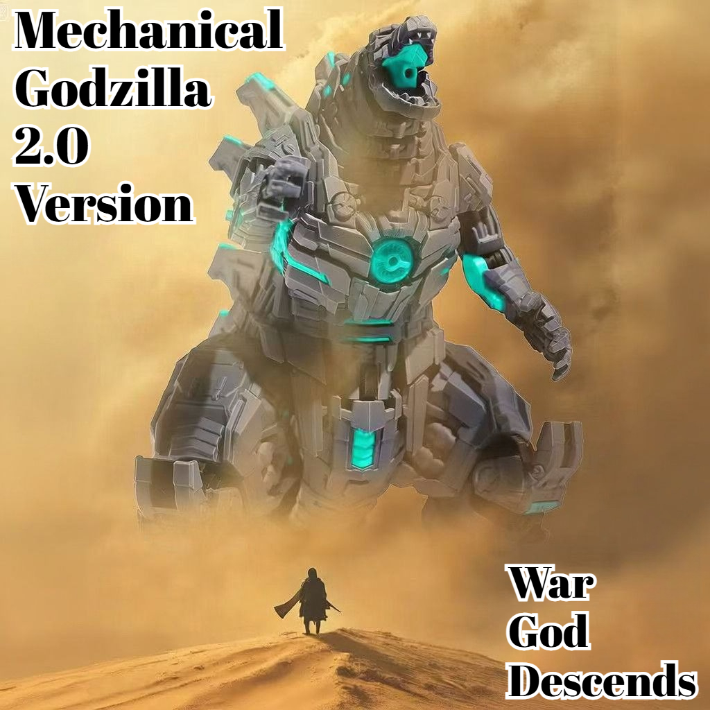 3D Printed Mechanical Godzilla - Model Kit Kiryu review and price