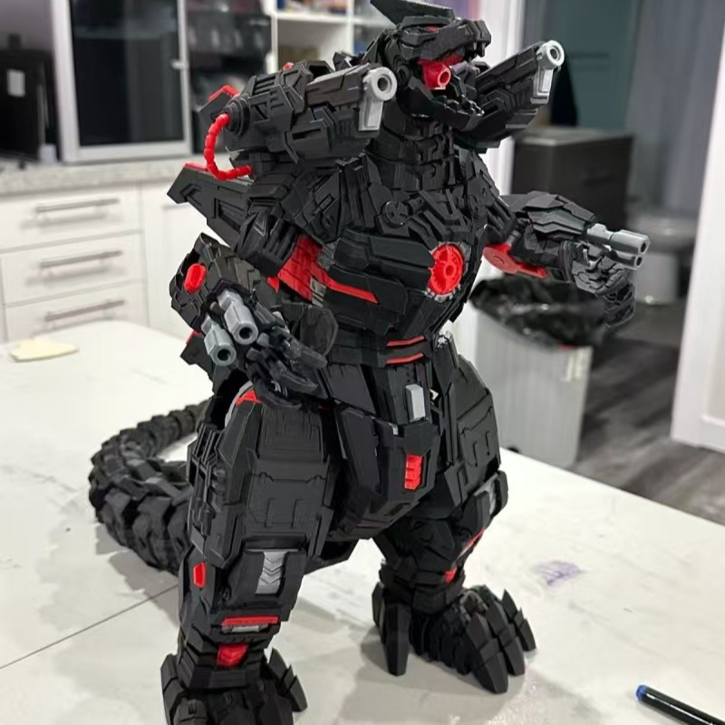 3D Printed Mechanical Godzilla - Model Kit Kiryu review and price