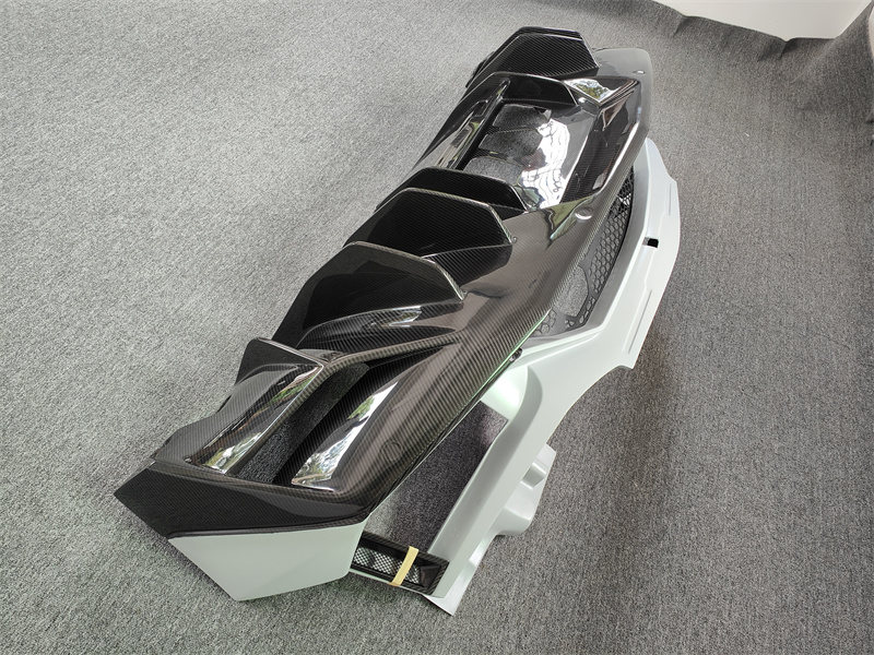 New Half Carbon Fiber Rear Bum - Model Kit Lamborghini review and price