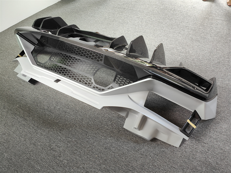 New Half Carbon Fiber Rear Bum - Model Kit Lamborghini review and price