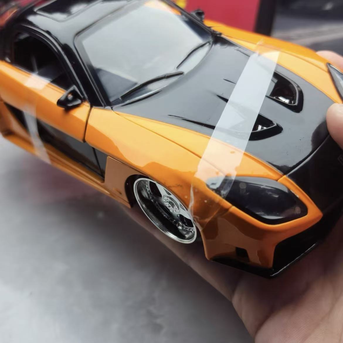 JADA 1:24 Tokyo Drift Han RX7  - Model Kit Lamborghini review and price