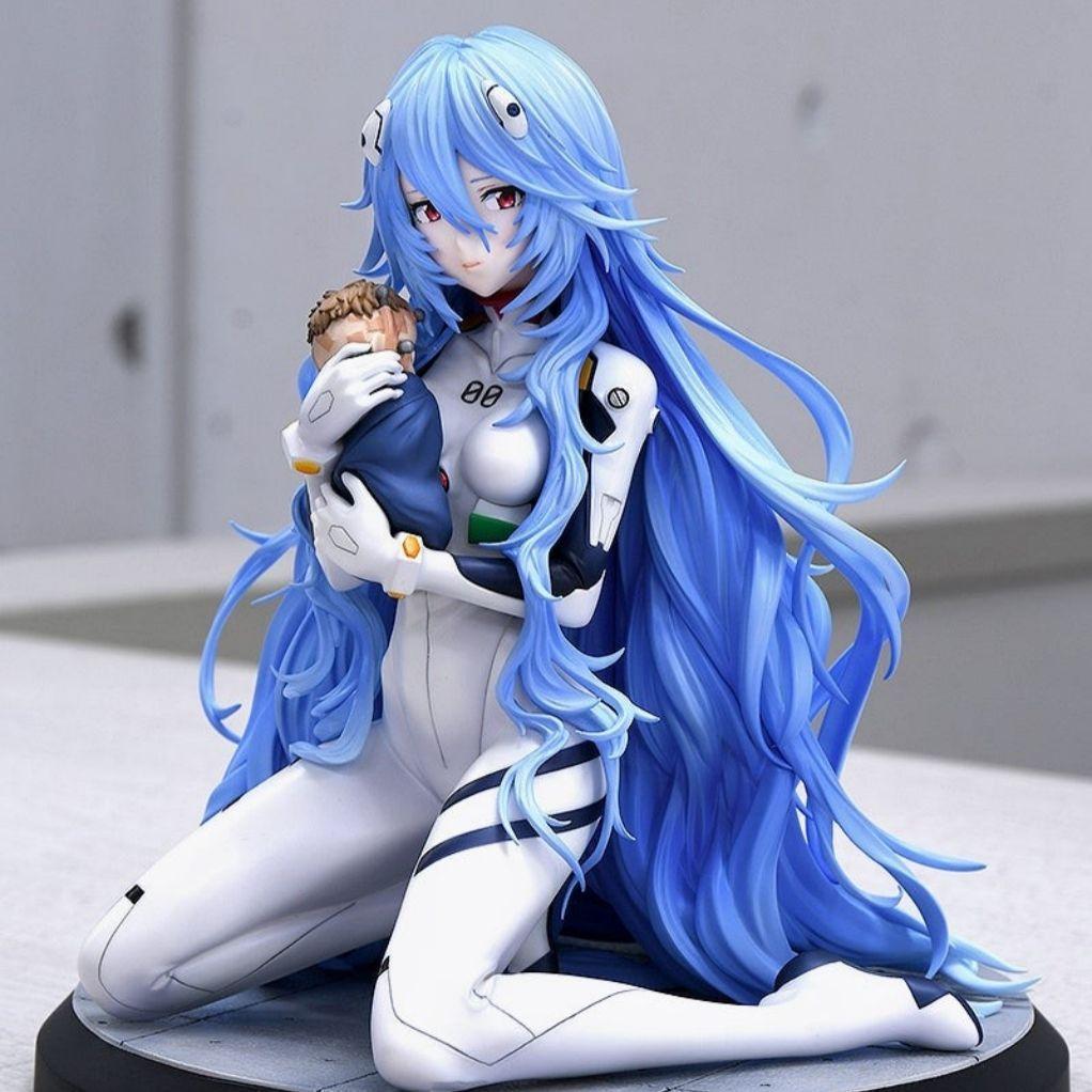 Rei Ayanami Kneeling Figure -  - Model Kit Anime review and price