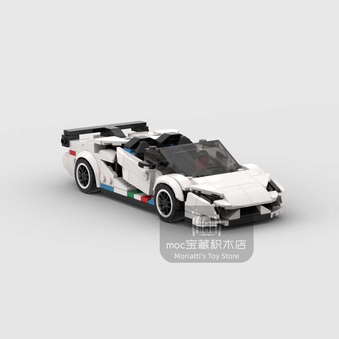 MOC Lambo Aventador SVJ  368pc - Model Kit Lamborghini review and price