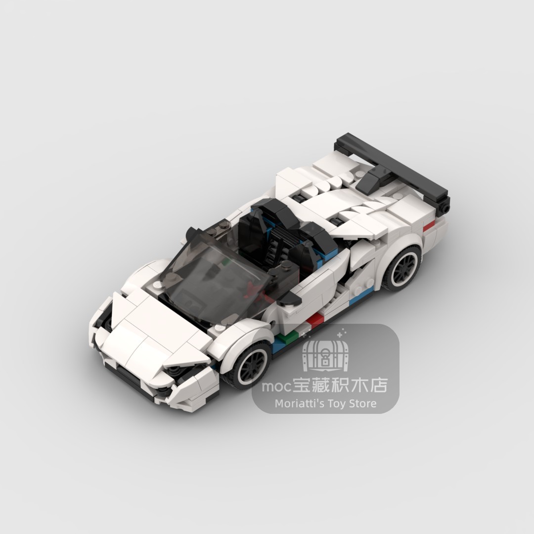 MOC Lambo Aventador SVJ  368pc - Model Kit Lamborghini review and price