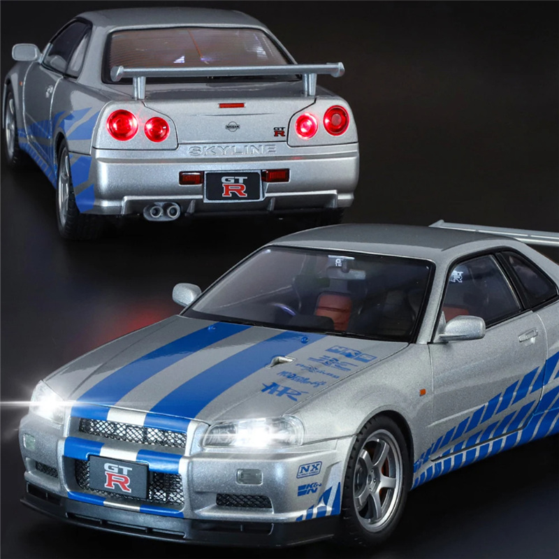 Large Size 1:18 GTR GT-R R34 S - Model Kit Lamborghini review and price